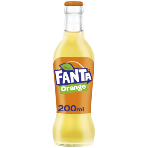 Fanta glass bottle 0,2L